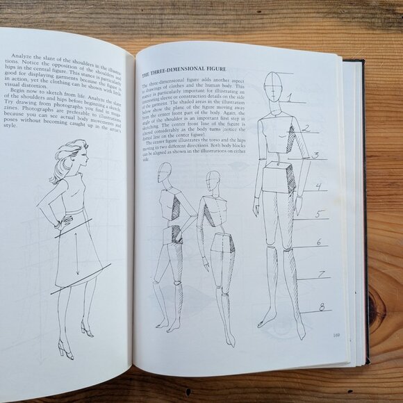 1977 Sharon Lee Tate Inside Fashion Design Hardcover Book - Picture 10 of 15